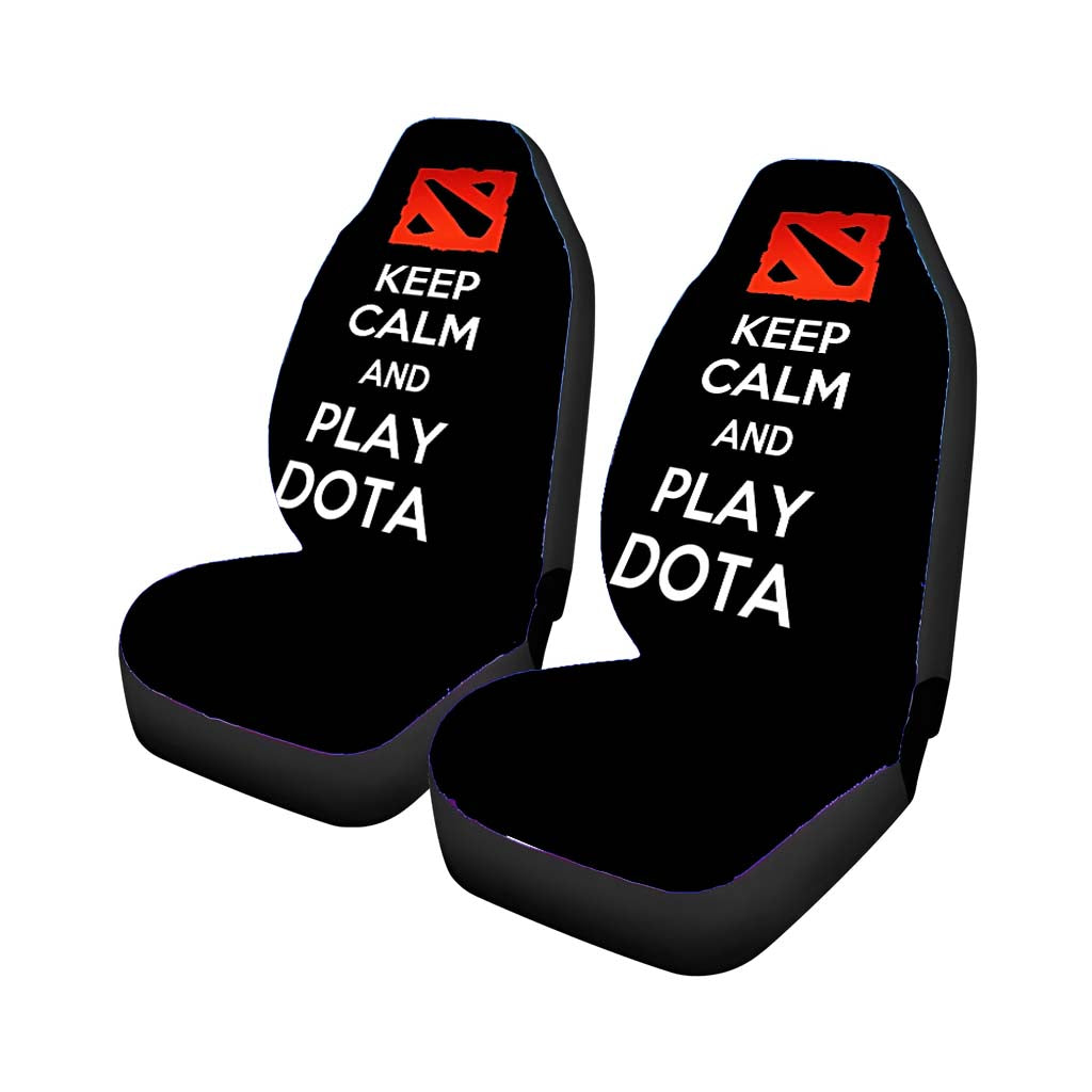 Keep Calm And Play Dota Car Seat Covers