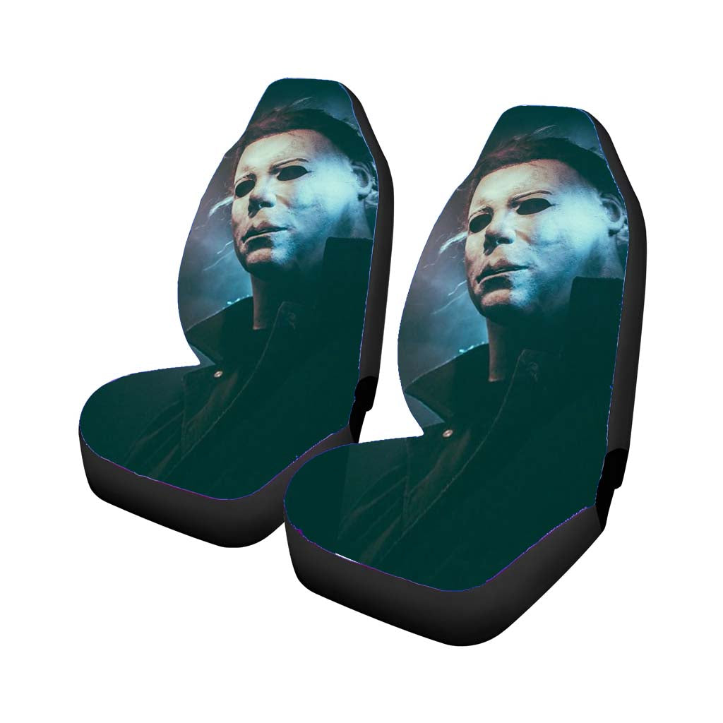Michael Myers Mask Halloween Horror Car Seat Covers