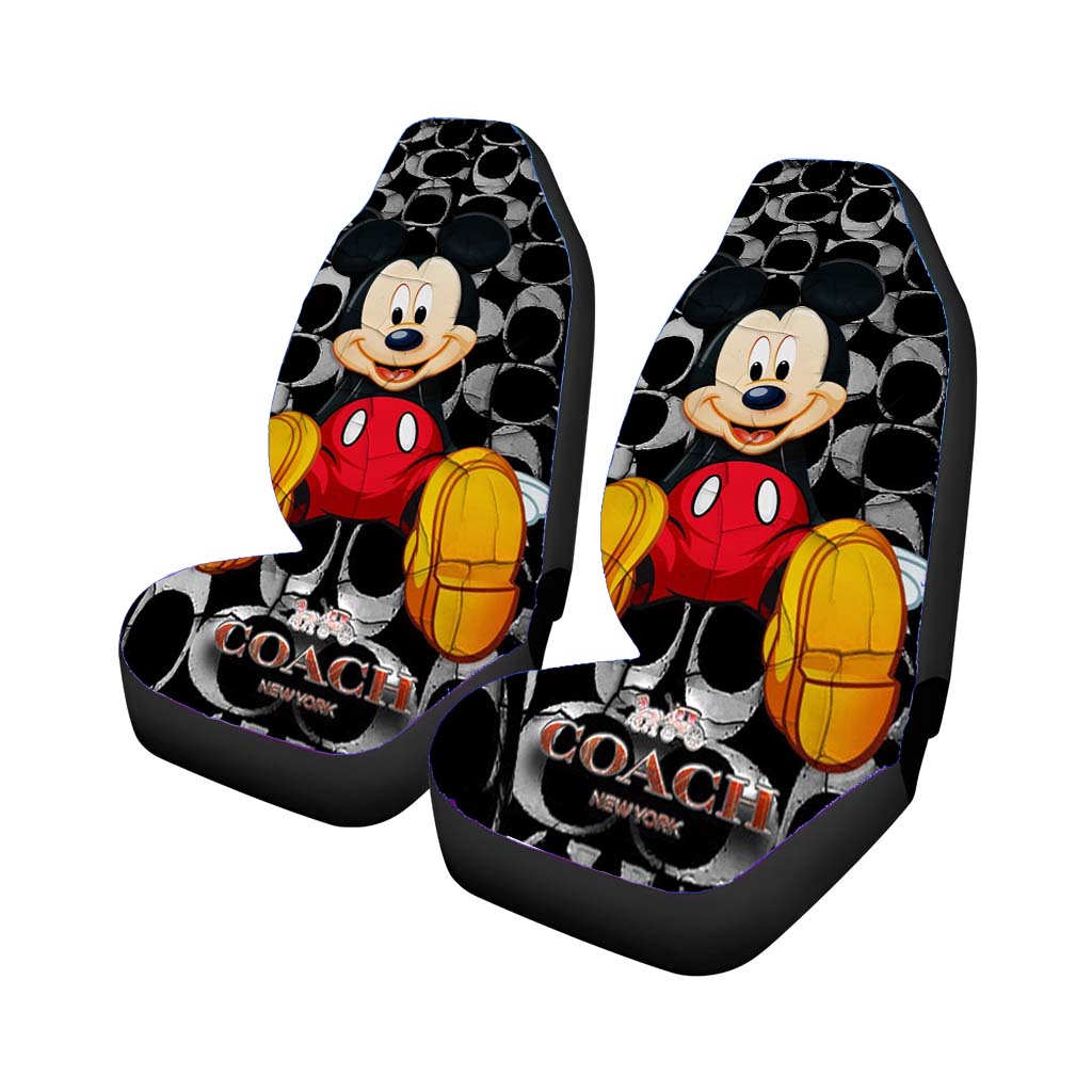 Mickey Mouse Coach Black 5 Car Seat Covers