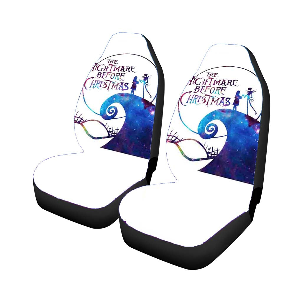 Nightmare Before Christmas Jack And Sally Galaxy Car Seat Covers