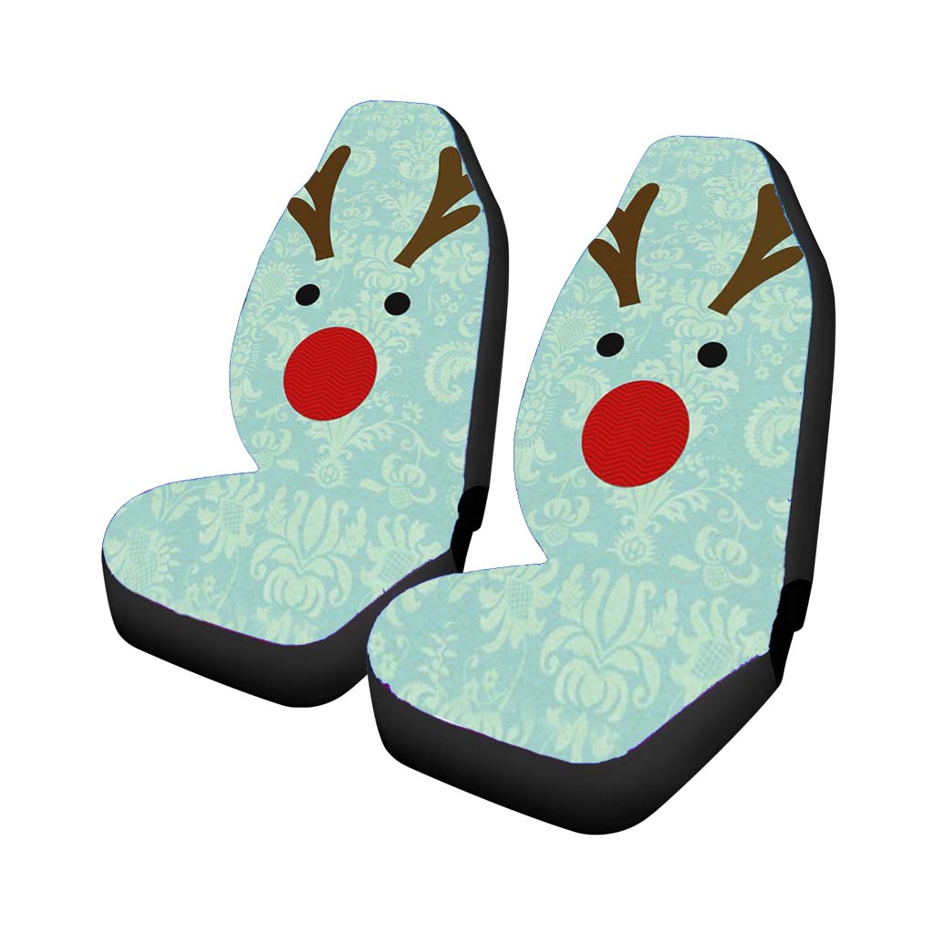 Rudolph Christmas Deer Car Seat Covers