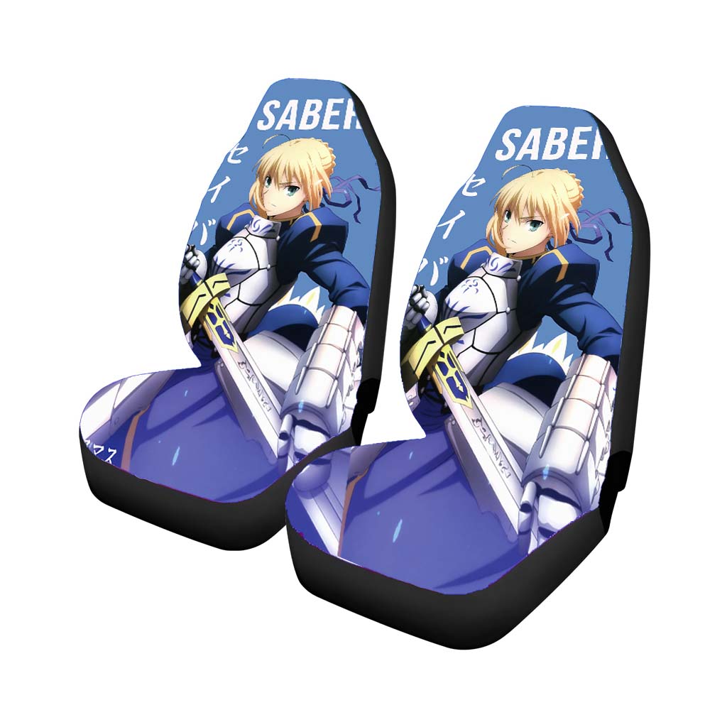 Saber Fate Stay Night Anime Car Seat Covers