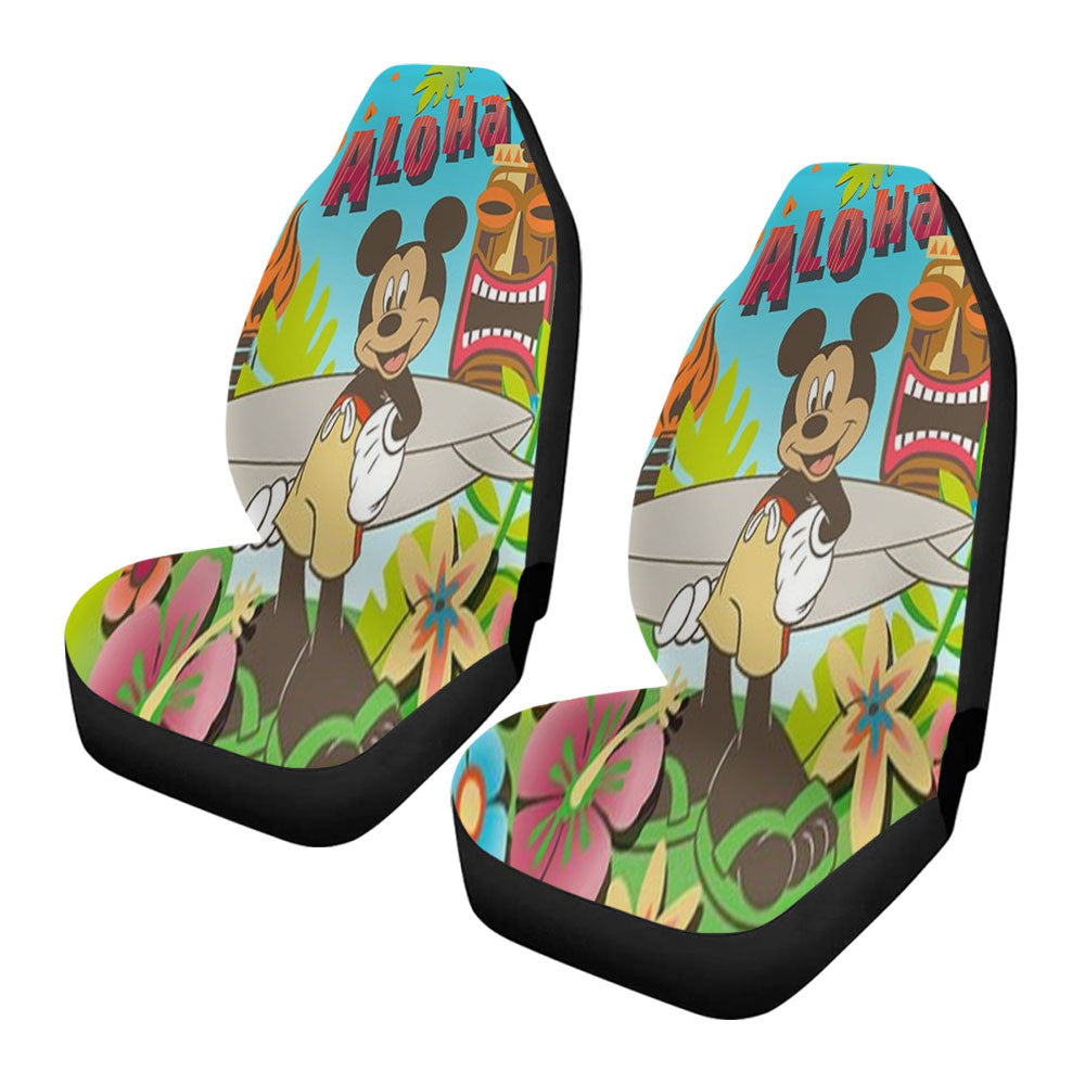 Aloha Tiki Mickey Car Seat Covers