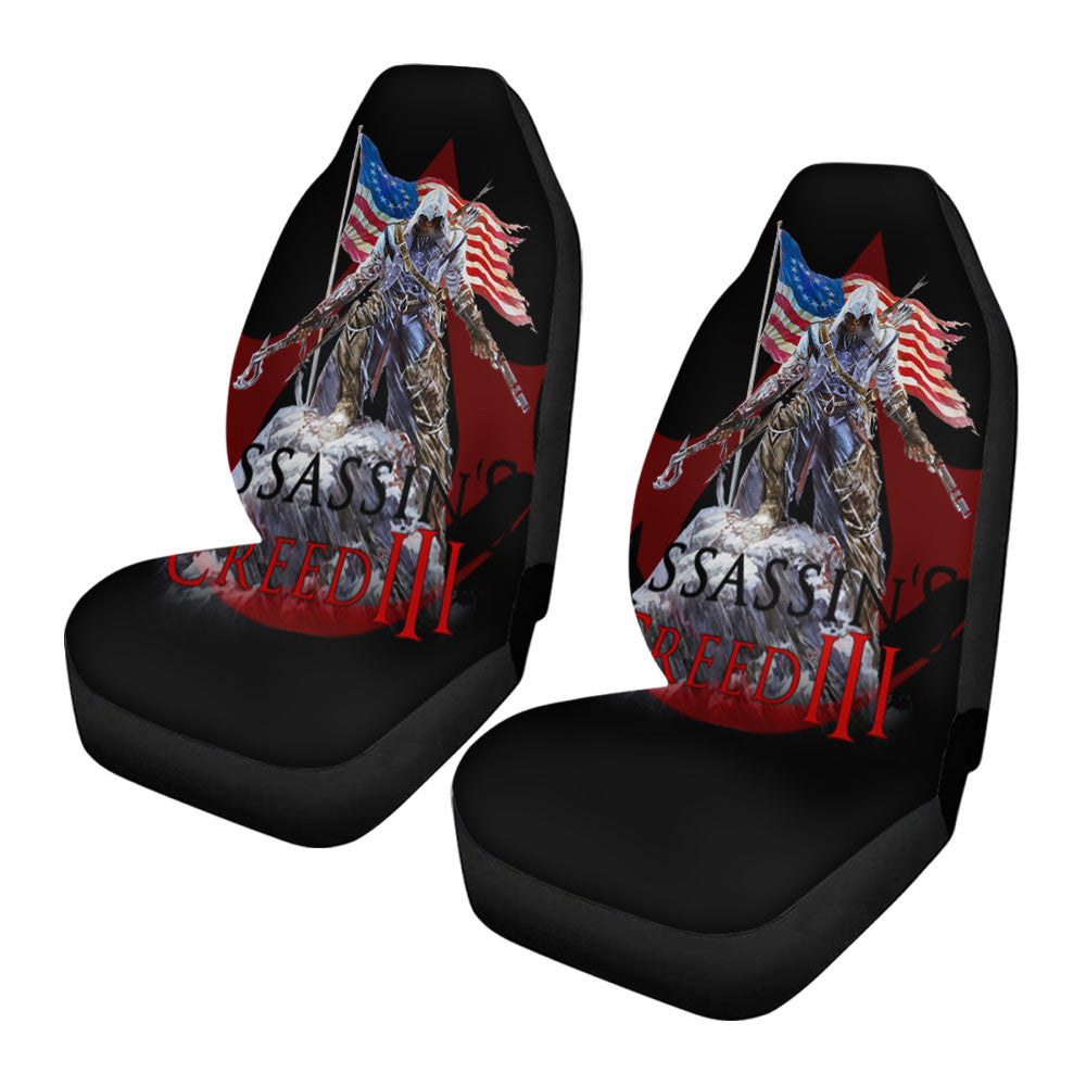 Assassin Creed 3 American Flag Car Seat Covers