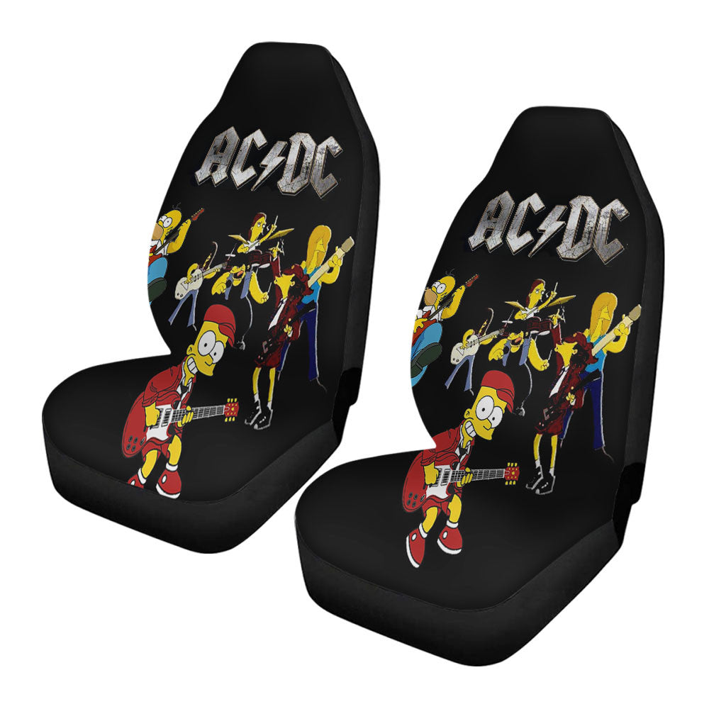 Bart Simpson Acdc Car Seat Covers
