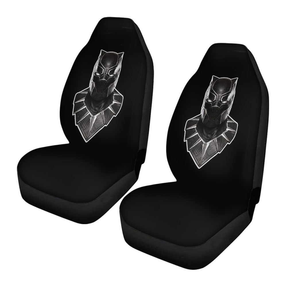 Black Panther Mask Graphic Marvel Comic Car Seat Covers