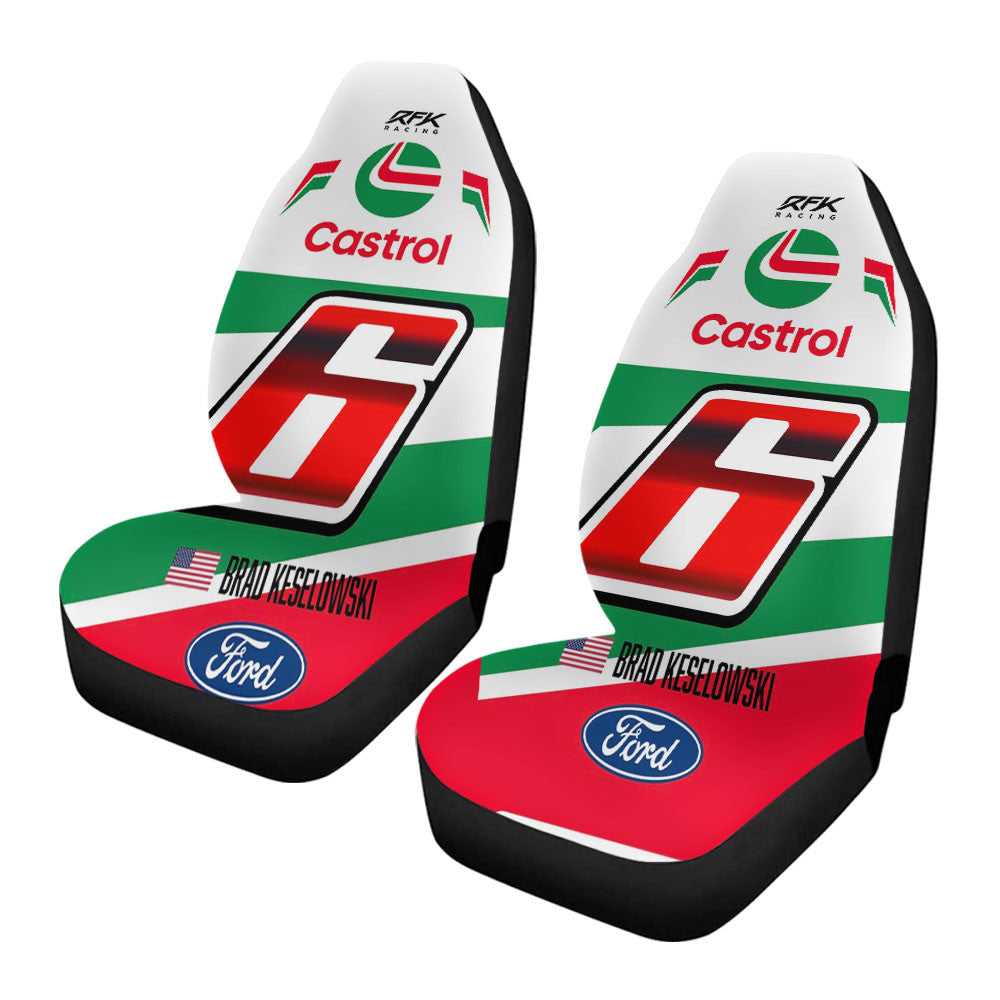 Brad Keselowski - Castrol Car Seat Covers