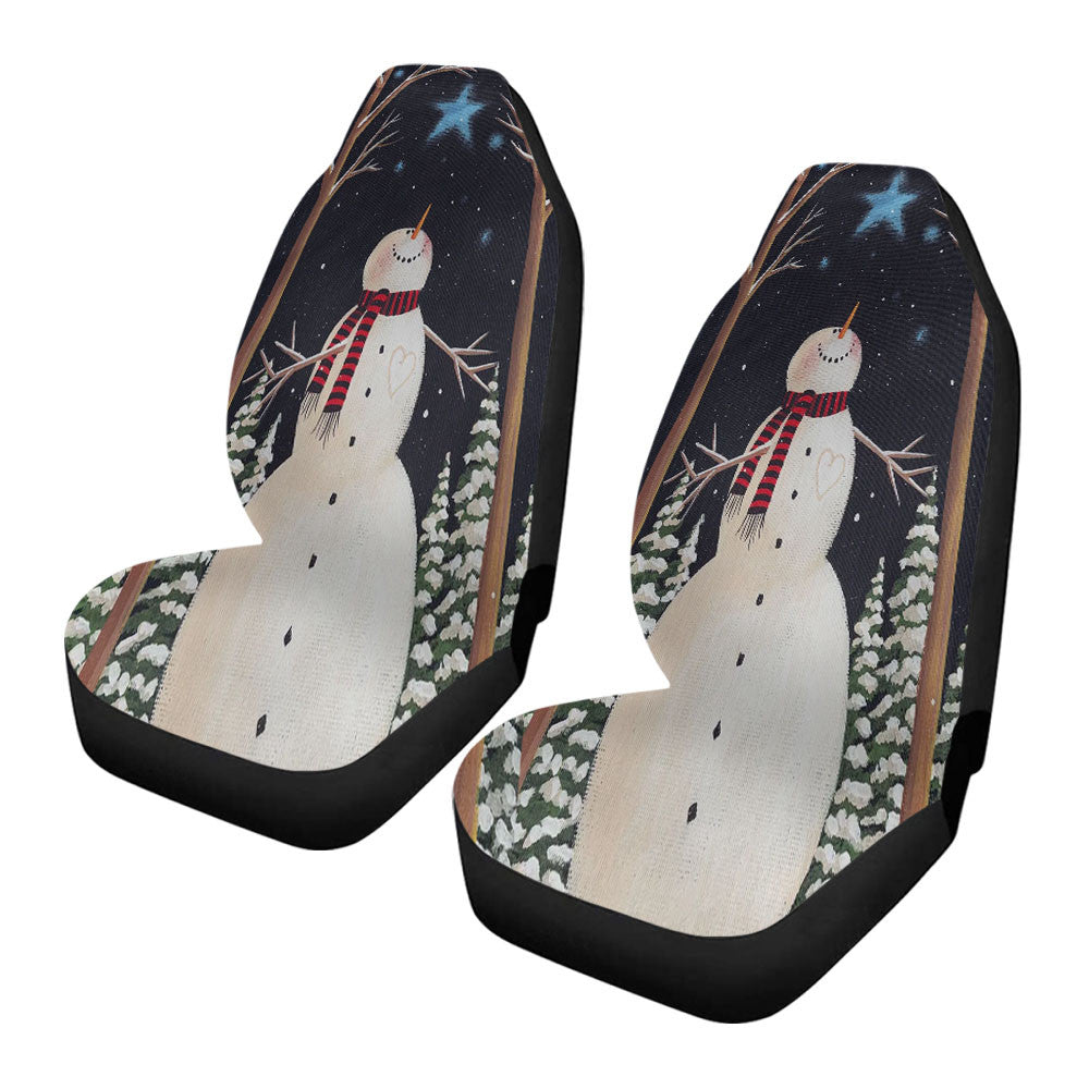 Christmas Snowman Car Seat Covers
