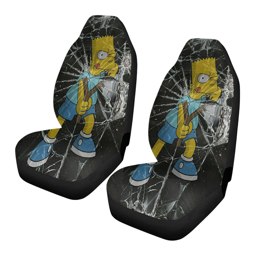 Crack Simpson Slingshot Car Seat Covers