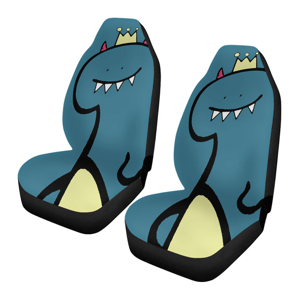 Cute Mint Green Dinosaur King Car Seat Covers