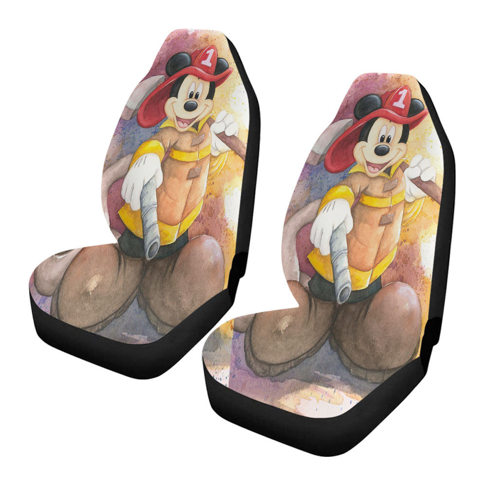 Disney Mickey Firefighter 2 Car Seat Covers