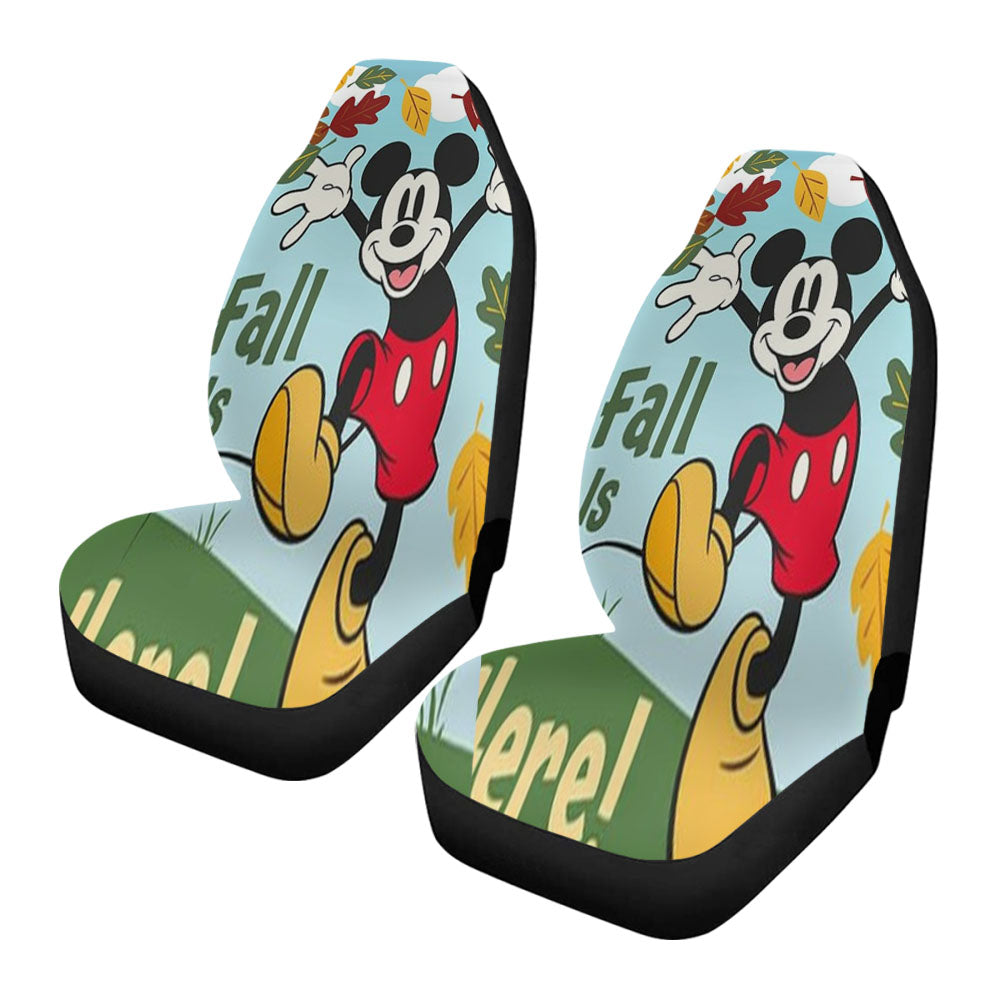 Fall Is Here Mickey Car Seat Covers