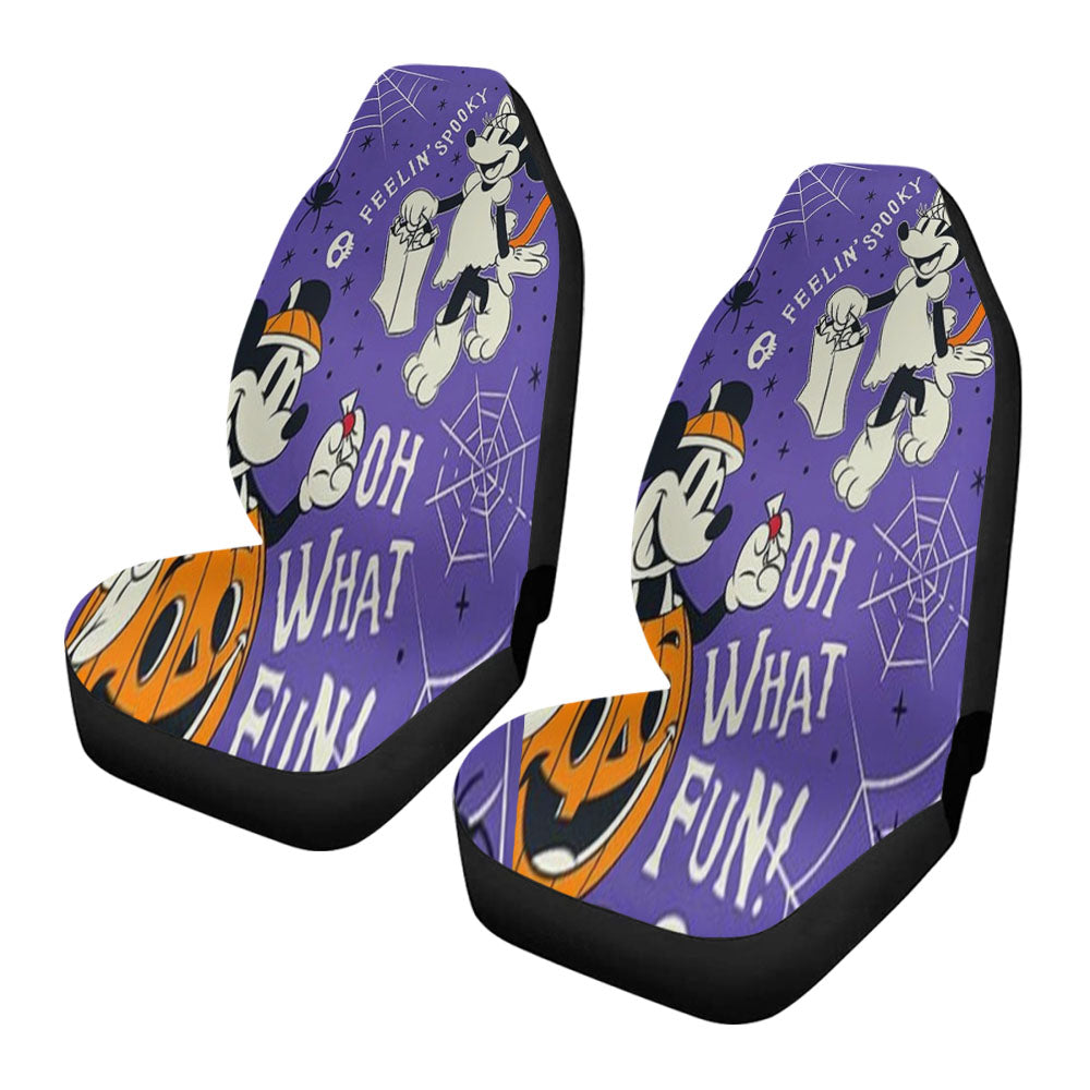 Feeling Spooky Mickey And Minnie Car Seat Covers