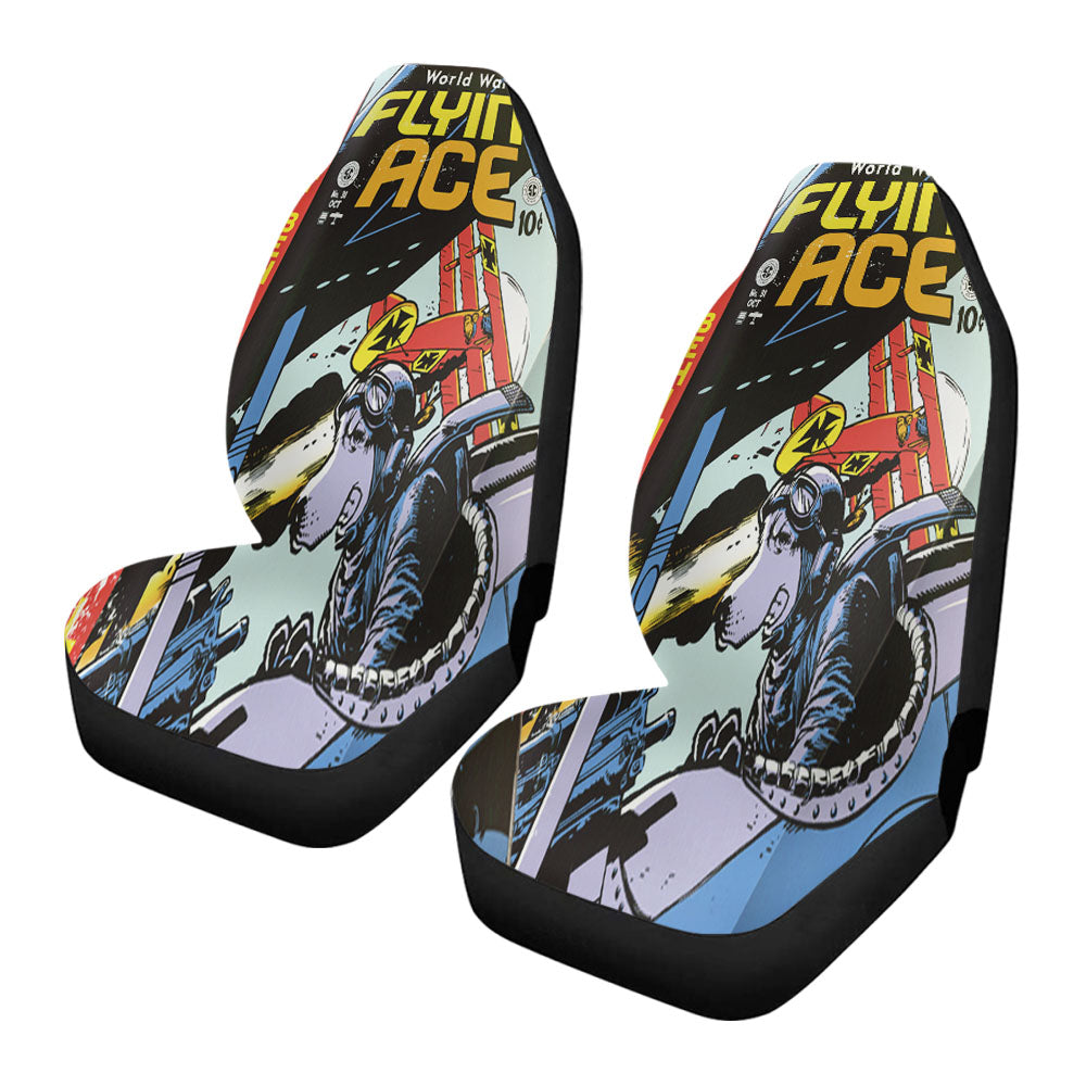Flying Ace Snoopy Car Seat Covers