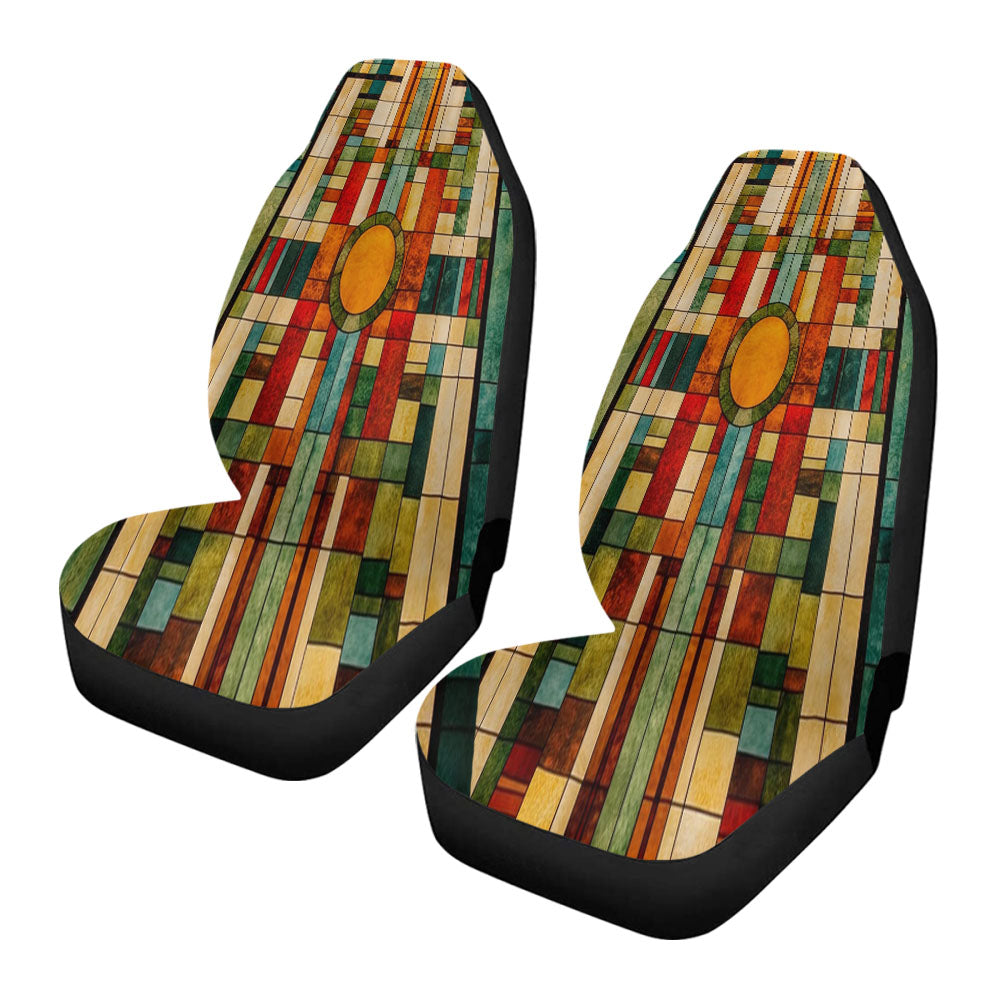 Frank Lloyd Wright Inspired Car Seat Covers