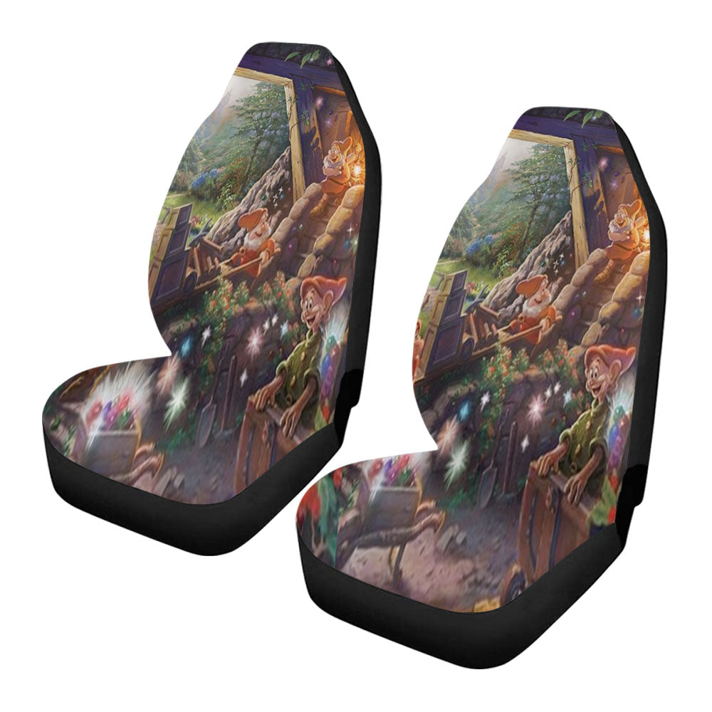 Grumpy And Dopey Seven Dwarfs Car Seat Covers