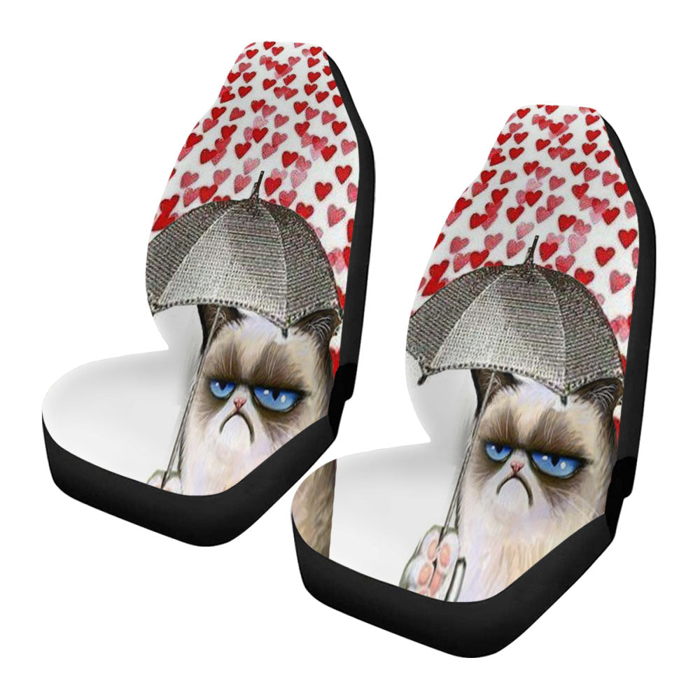 Grumpy Cat Umbrella Car Seat Covers