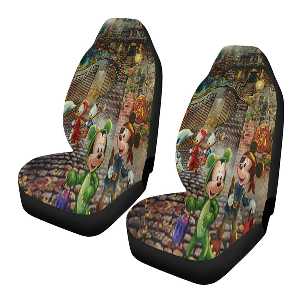 Haunted House Halloween Fun Car Seat Covers