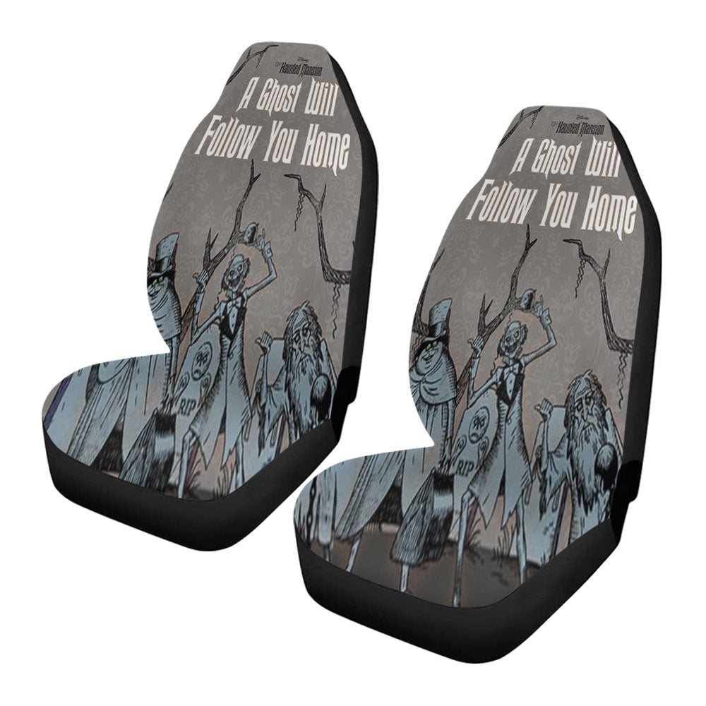 Hitchhiking Ghosts Haunted Mansion Car Seat Covers