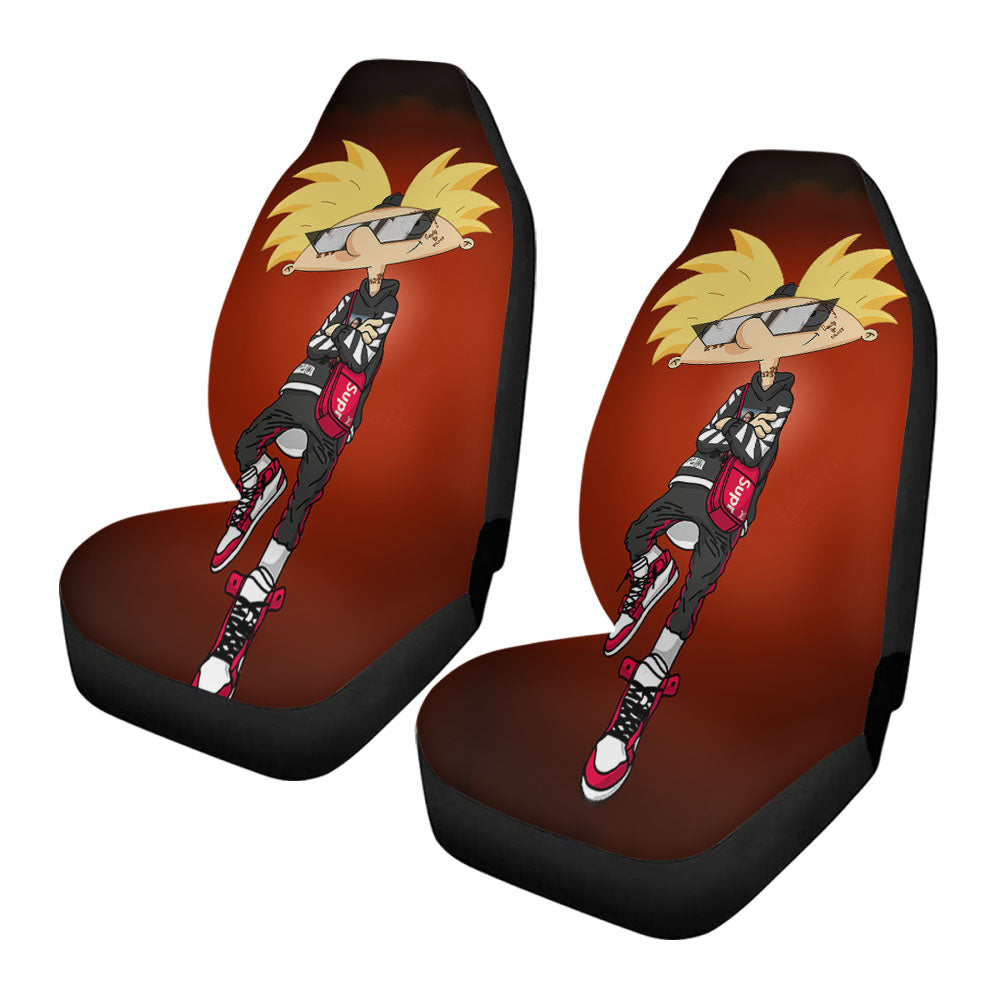 Hypebeast Hey Arnold Cartoon Car Seat Covers