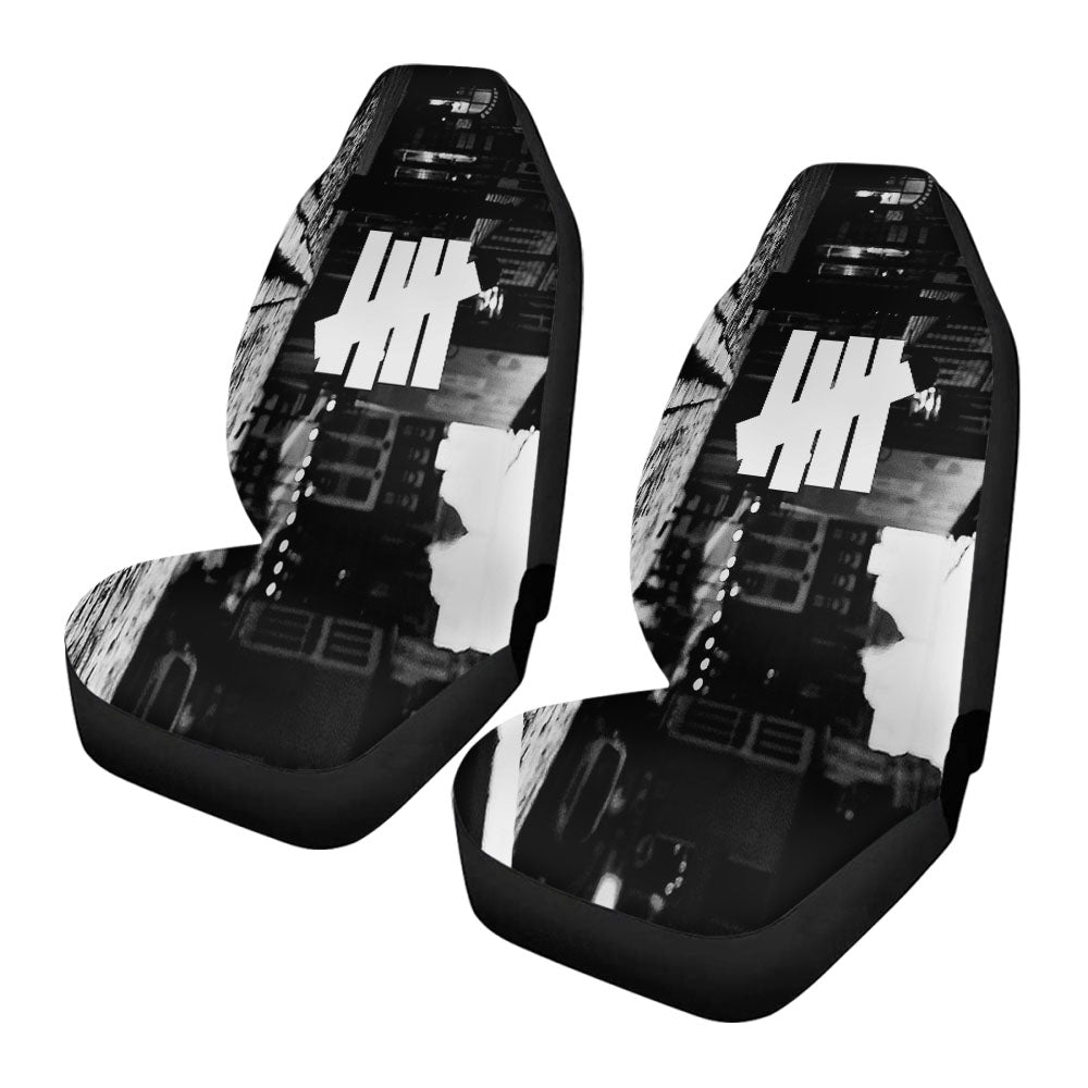 Hypebeast Off White Grayscale Car Seat Covers