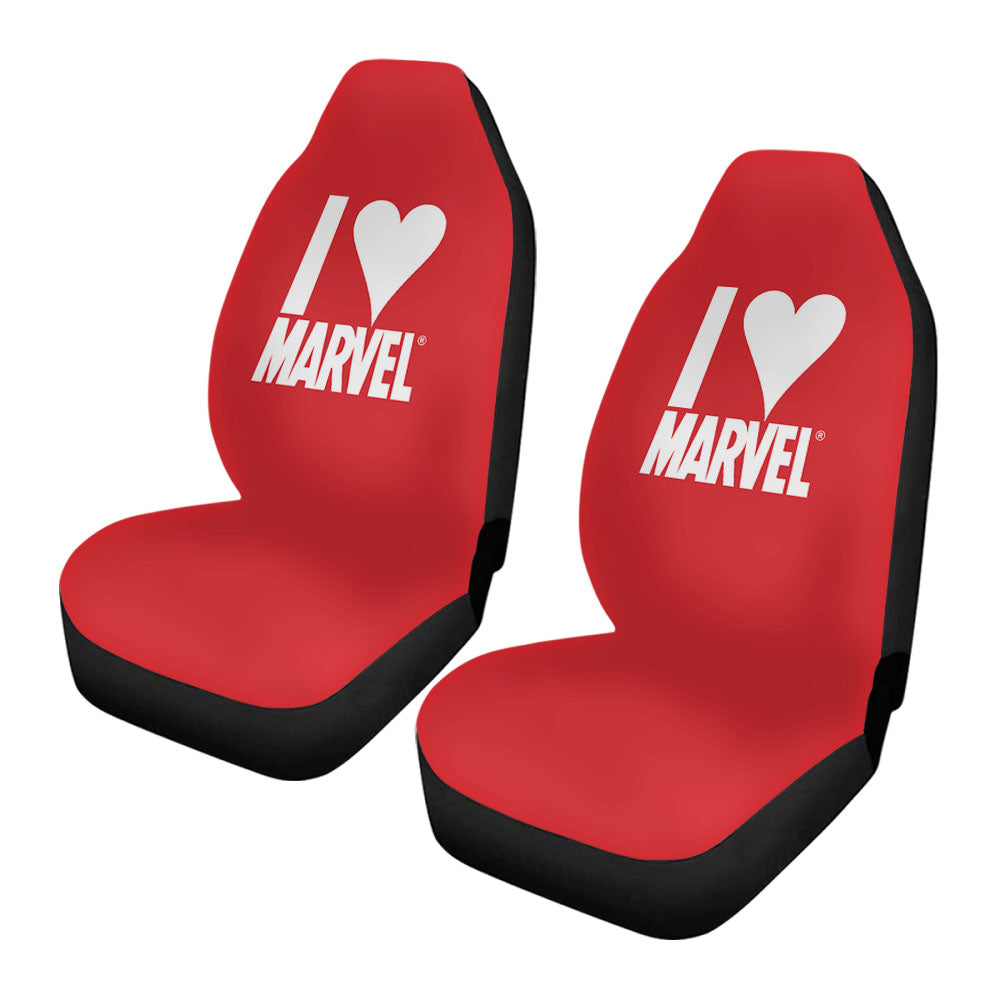 I Love Marvel Car Seat Covers