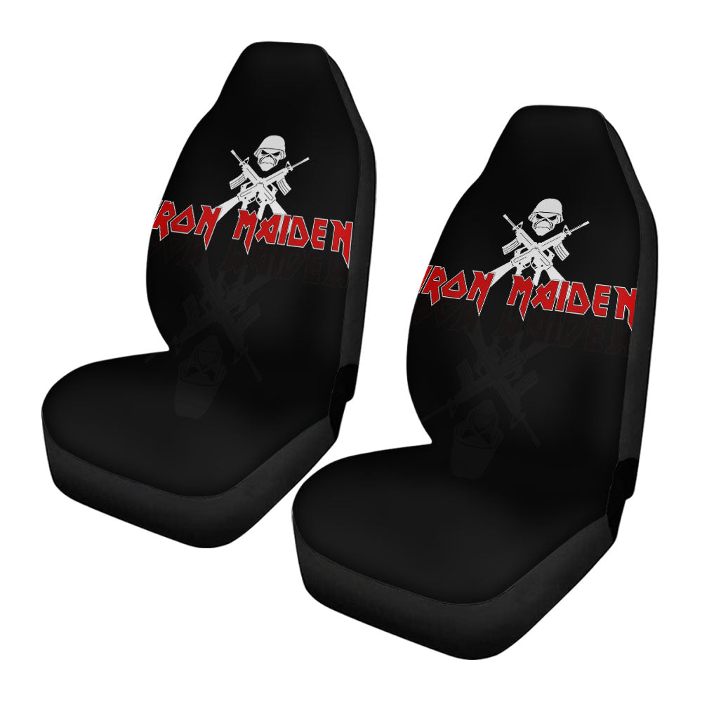 Iron Maiden Logo Wallpaper Car Seat Covers
