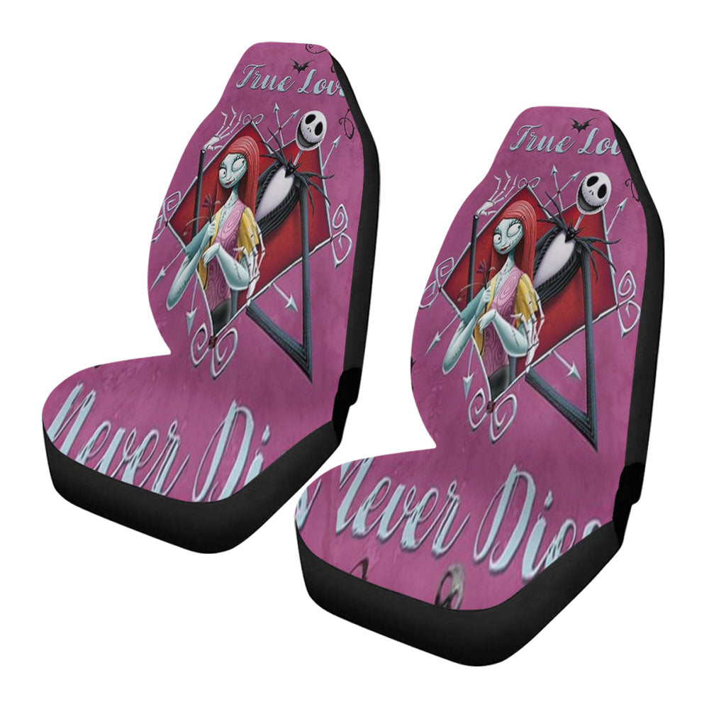 Jack & Sally True Love Never Dies Car Seat Covers