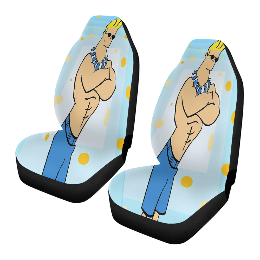 Johnny Bravo Aloha Car Seat Covers