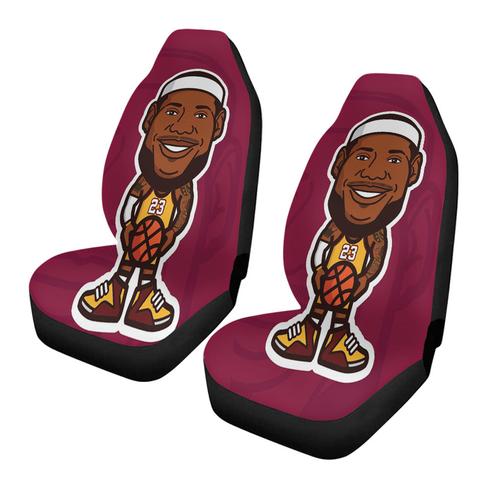 Lebron James Lakers Wallpaper Car Seat Covers