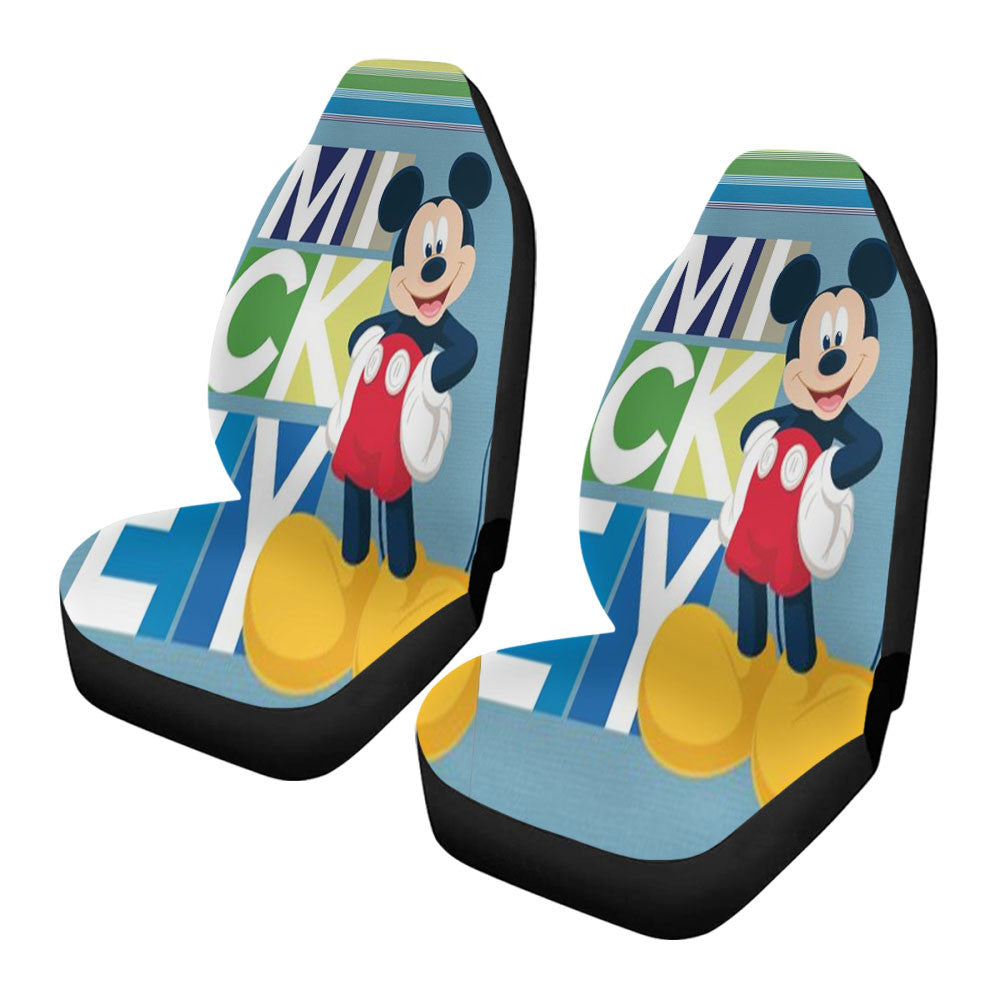 Mickey Blocks Car Seat Covers
