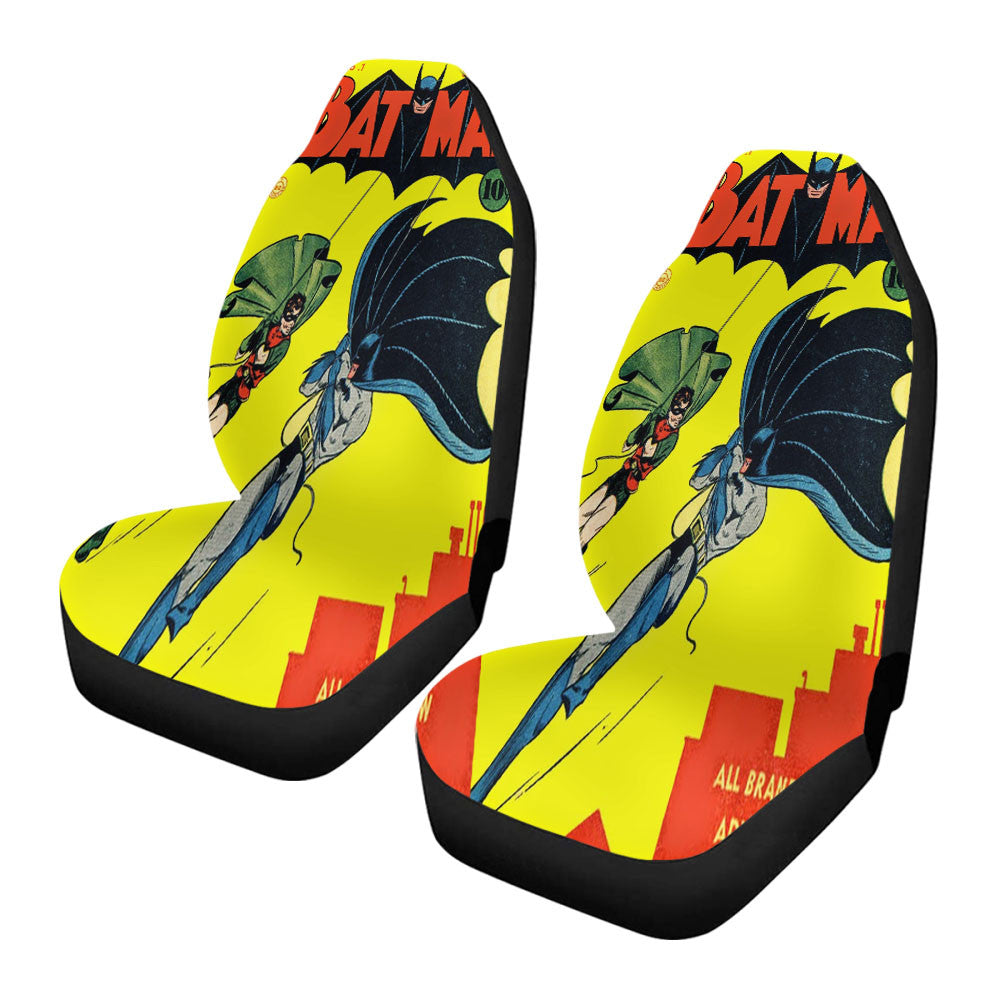 Number 1 Batman Retro Comic Car Seat Covers