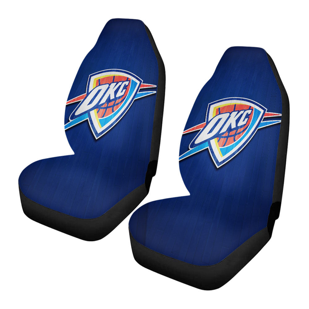 Oklahoma City Thunder Hardwood Car Seat Covers
