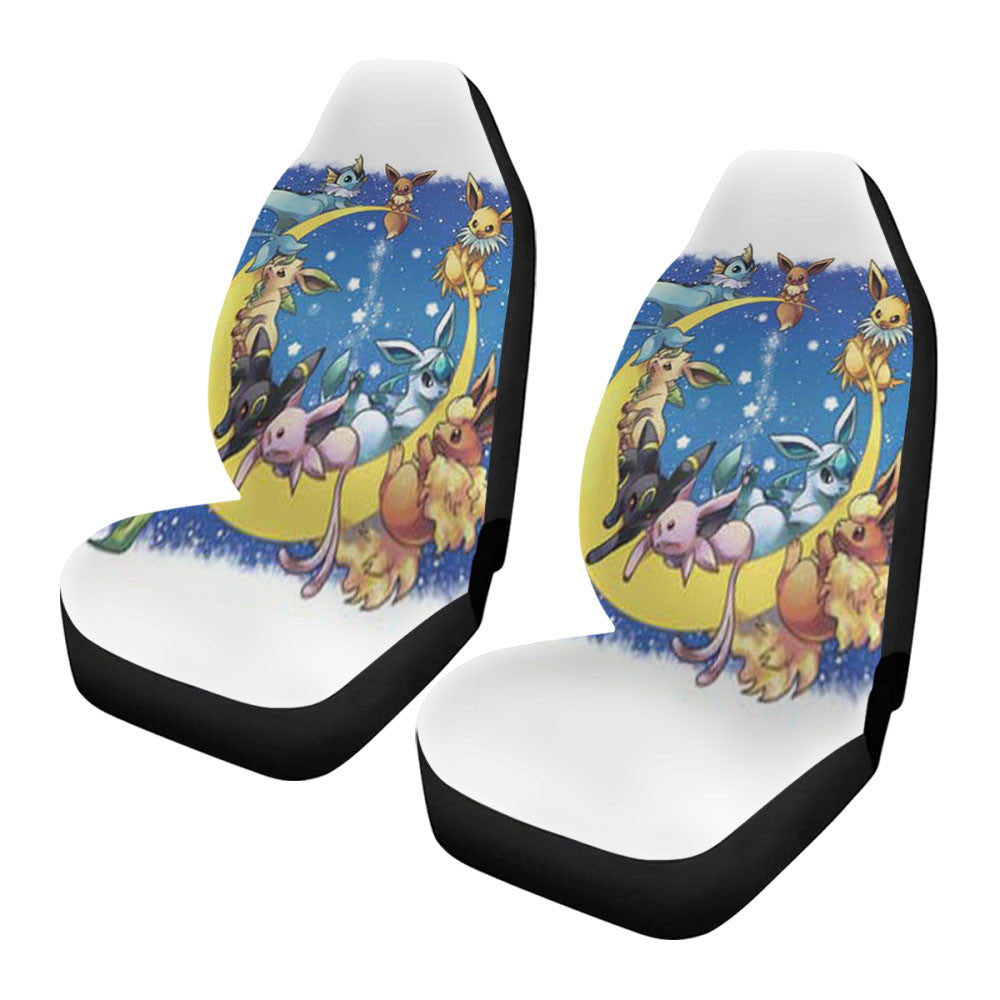 Pokemon Moon Creatures Car Seat Covers