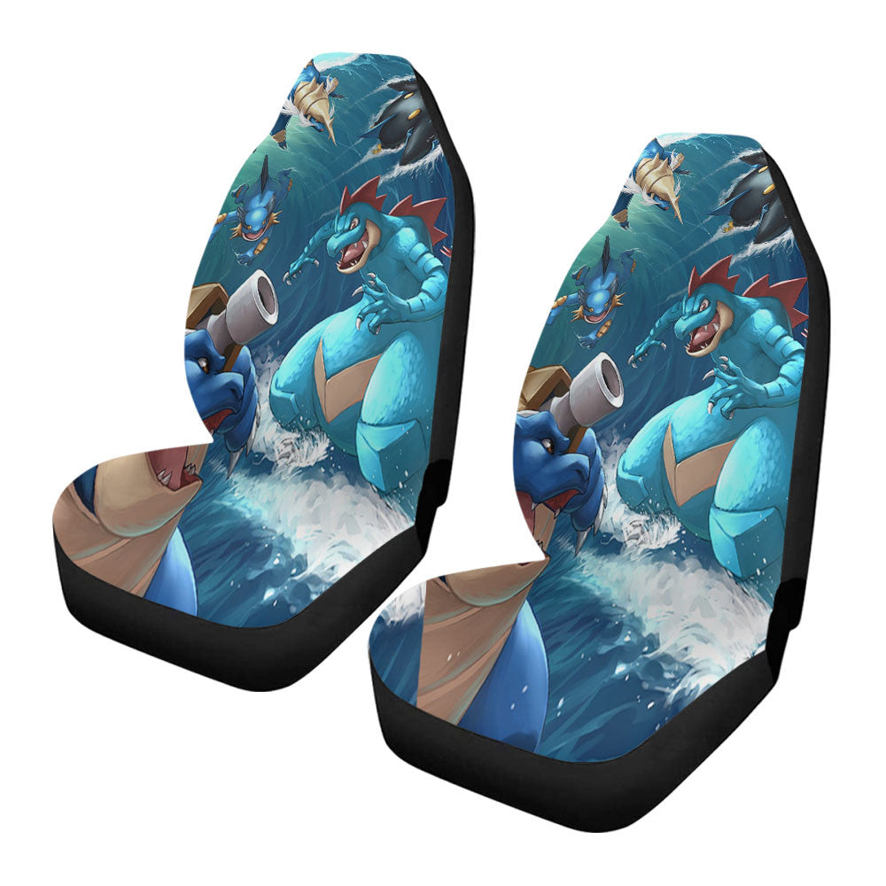 Pokemon Water Type Collections Car Seat Covers