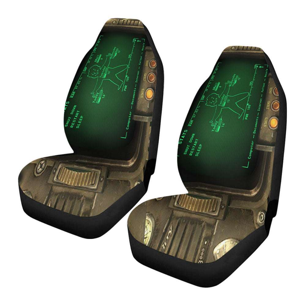 Rainmeter Fallout Pipboy Vault Boy Car Seat Covers
