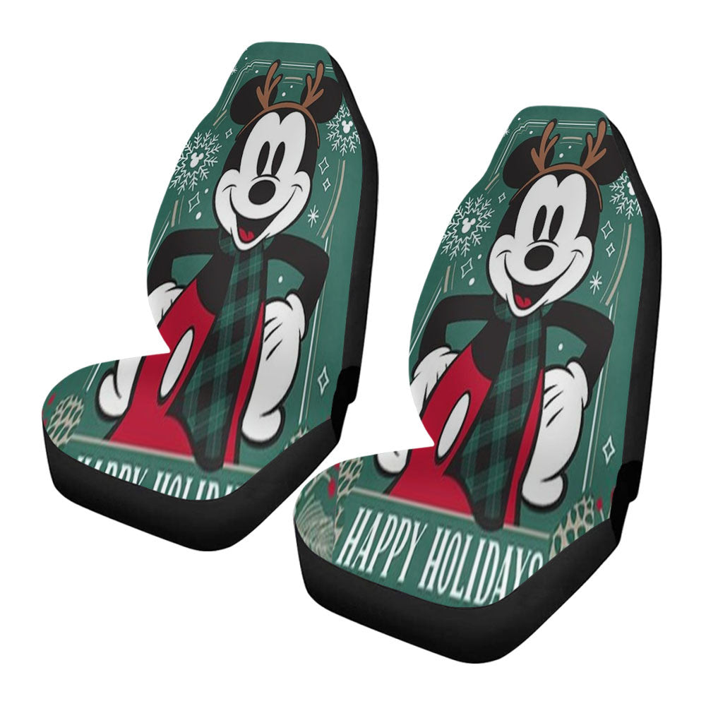 Reindeer Holiday Mickey Car Seat Covers