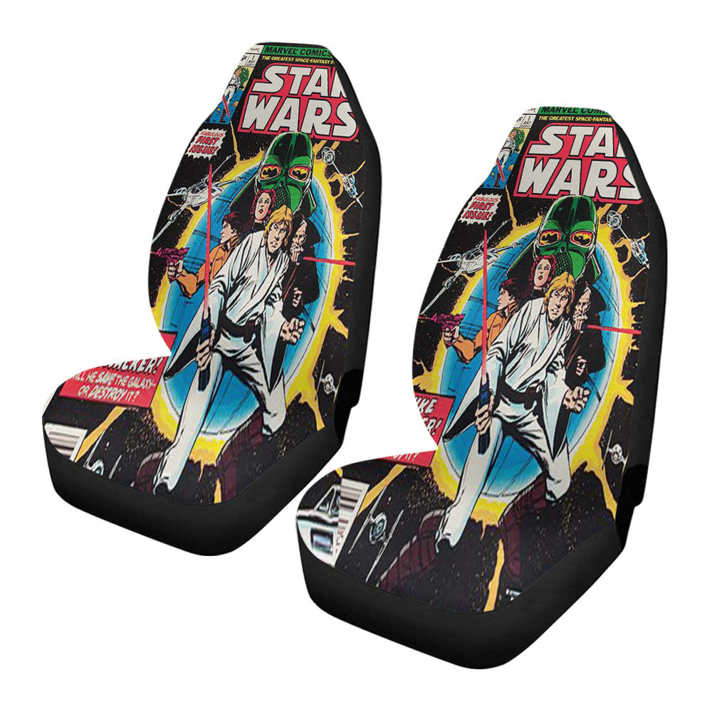 Retro Star Wars Comic Car Seat Covers