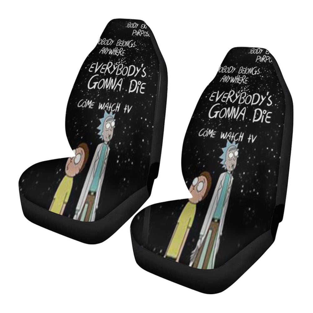 Rick And Morty Dump Car Seat Covers