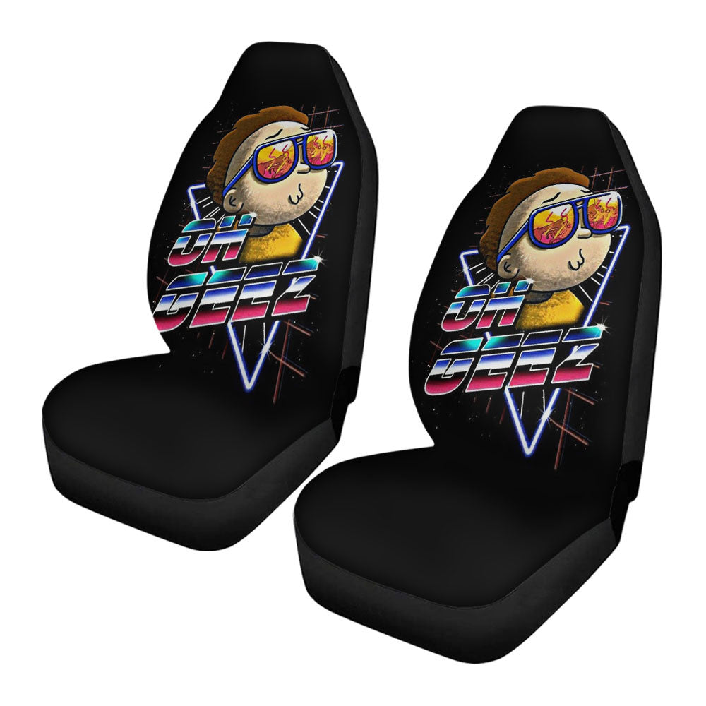 Rick Morty Oh Geez Car Seat Covers