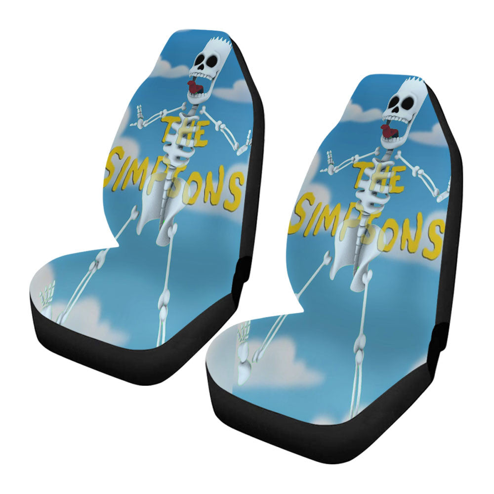 Skeleton Bart Simpsons Car Seat Covers