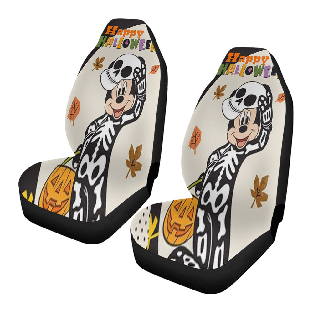 Skeleton Mickey Happy Halloween Car Seat Covers
