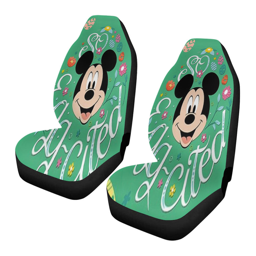 So Egg-Cited Easter Mickey Mouse Car Seat Covers