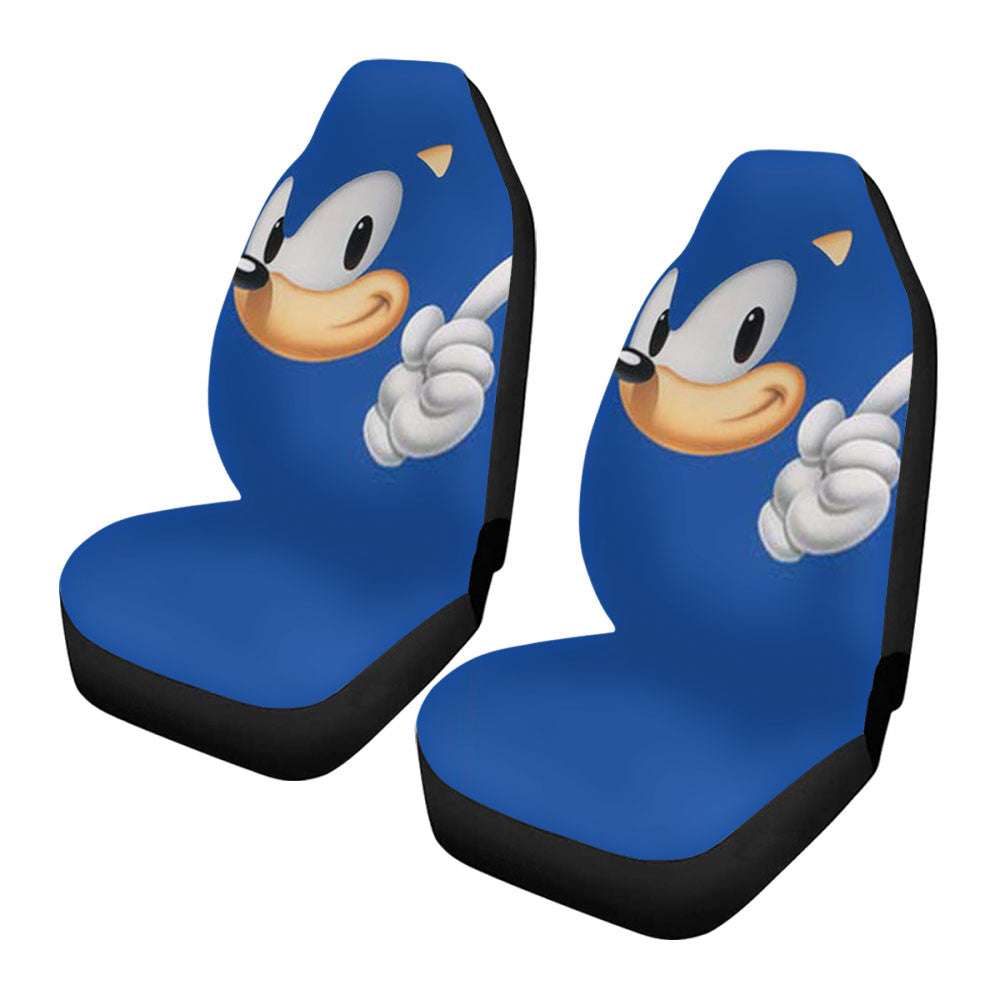 Sonic The Hedgehog Face Car Seat Covers
