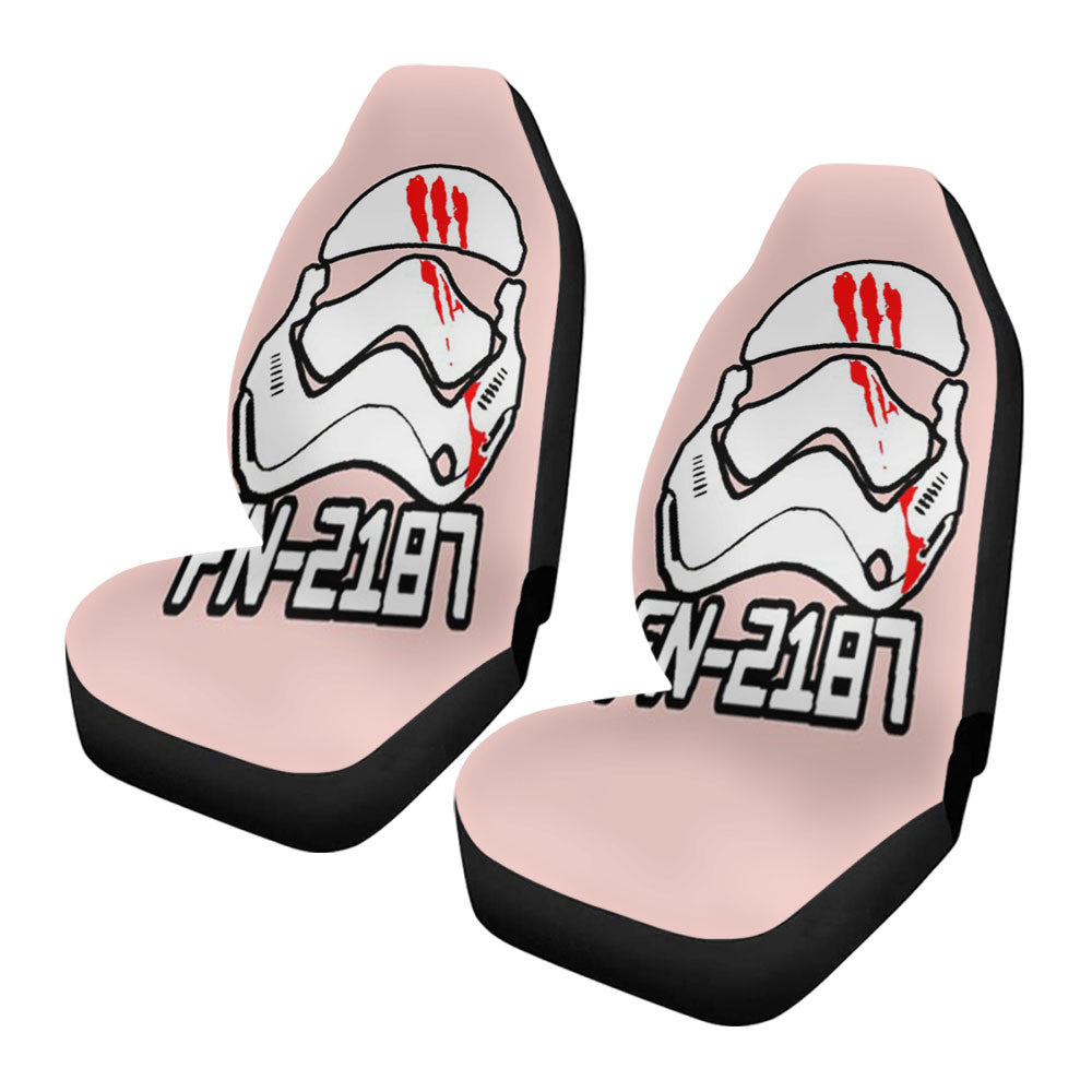 Star Wars Fn 2187 Movies Finn Storm Trooper Graphic Pink Car Seat Covers