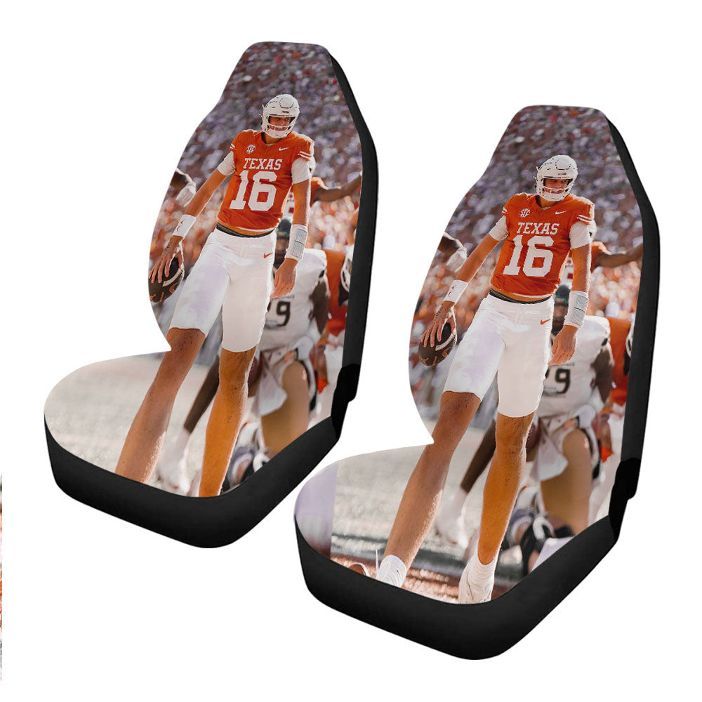 Texas Longhorns Arch Manning Car Seat Covers