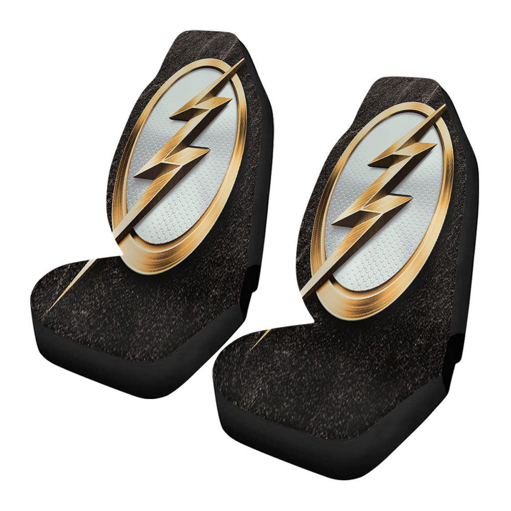 The Flash Gold Logo Car Seat Covers