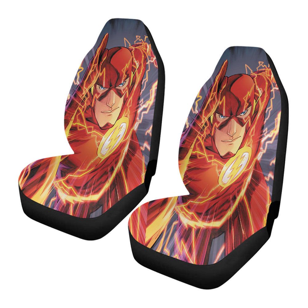 The Flash Running With Power Car Seat Covers