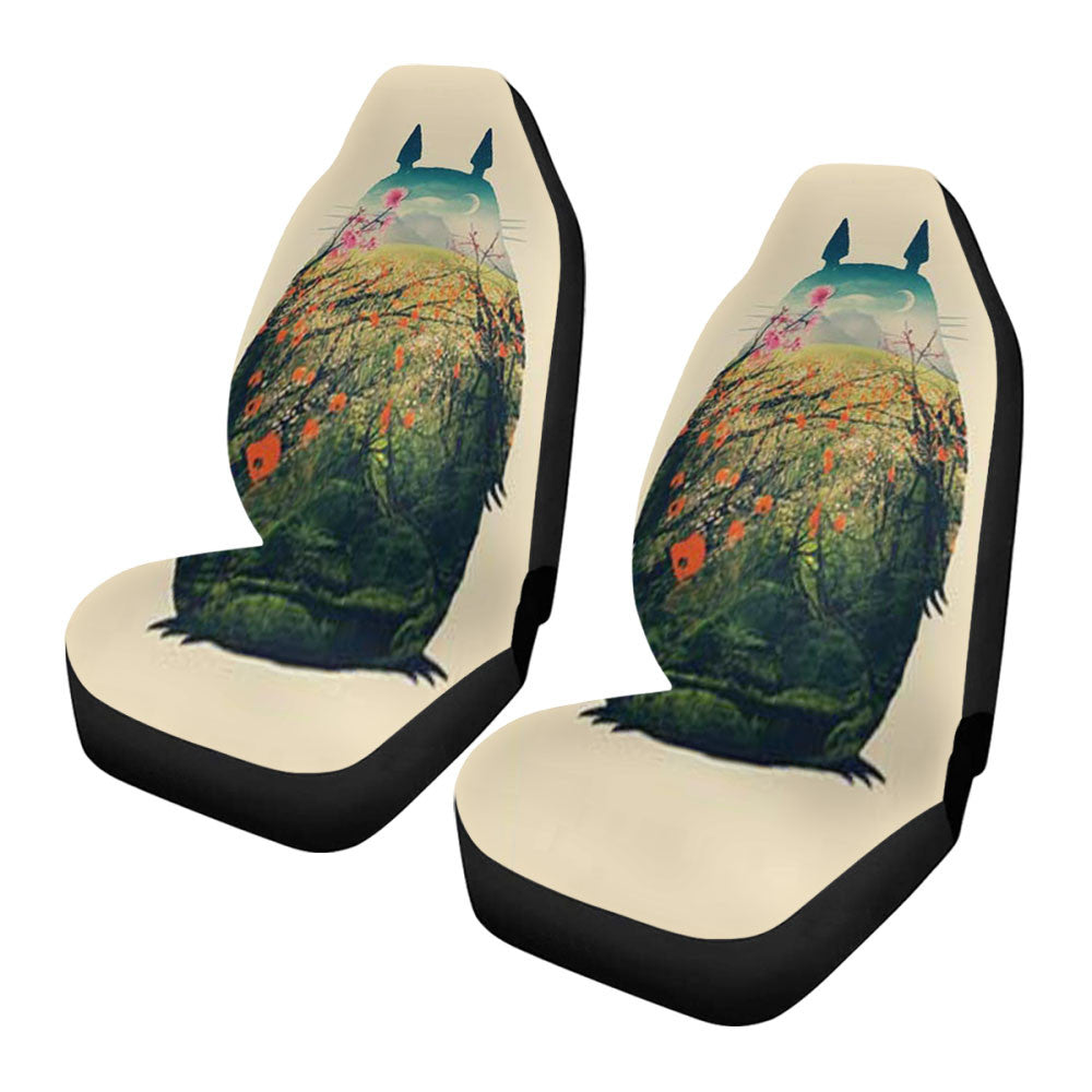 Totoro Landscape Car Seat Covers