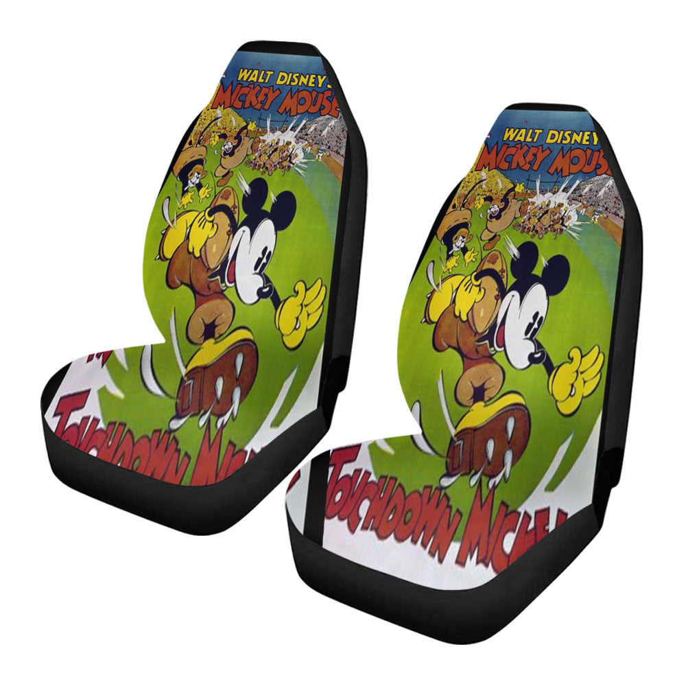 Touchdown Mickey Classic Poster Car Seat Covers